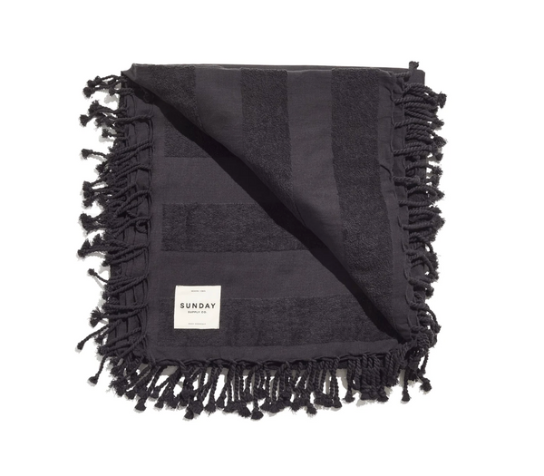 Sunday Supply Co.  Beach Blanket- Black Rock