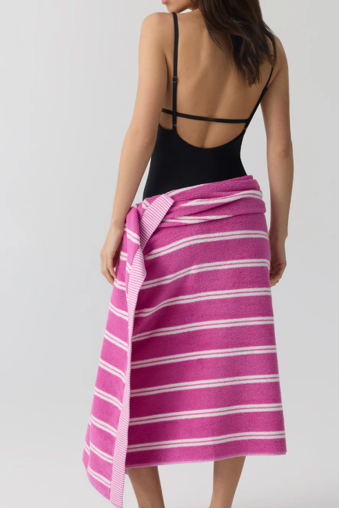 Hommey Reversible Beach Towel -Hibiscus