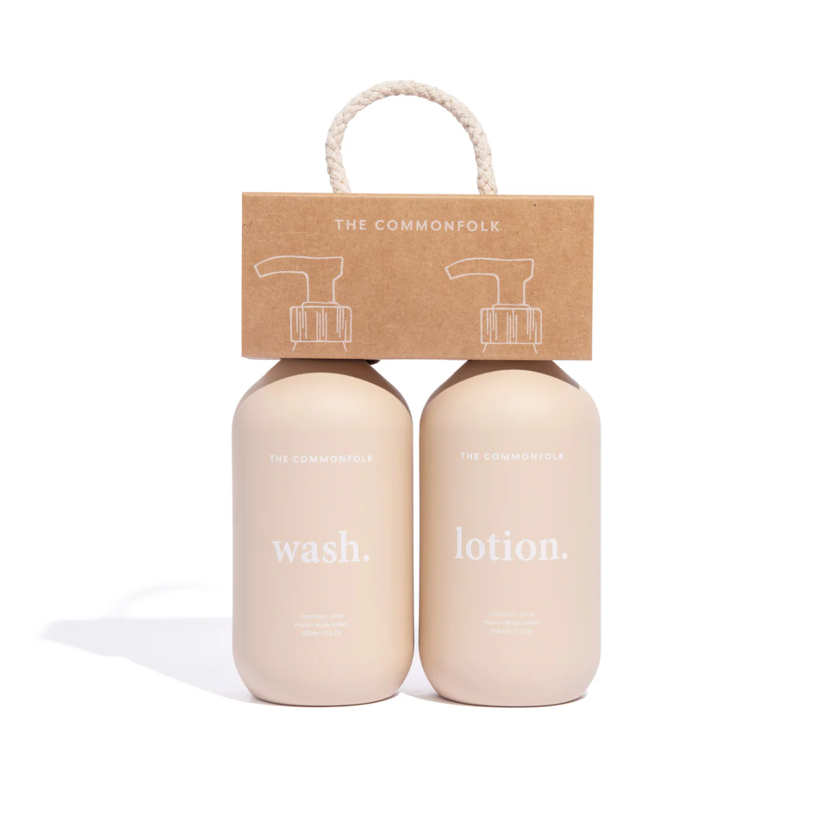 The CommonFolk Collective Keep it Simple Wash & Lotion - Nude Coconut & Lime