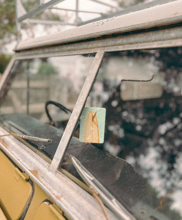 The CommonFolk Collective Hanging Car Freshener - Mustard Tail Byron Bay