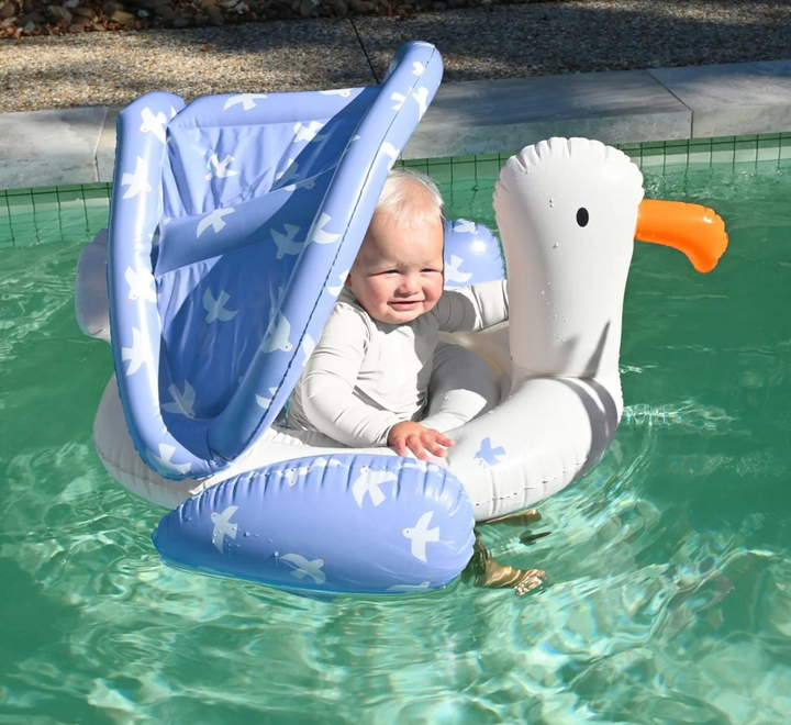 SunnyLife Baby Float- Sammy the Seagull Blue