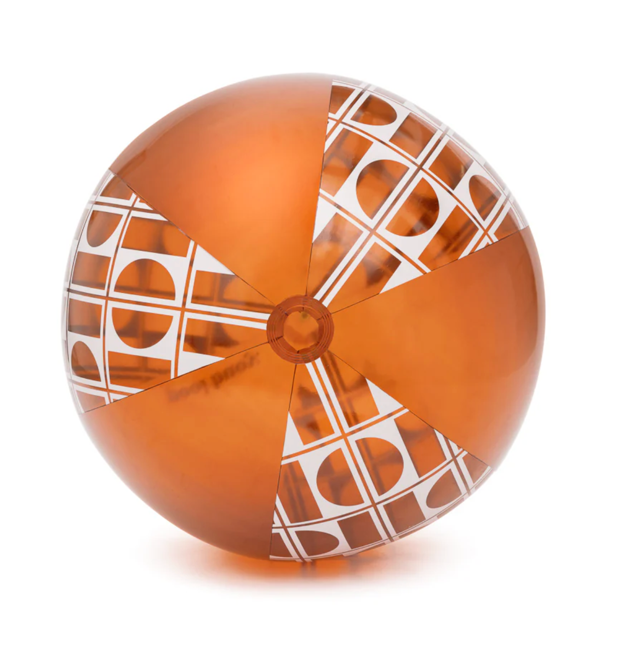 Pool Buoy Lux Beach Ball - Hourglass Amber