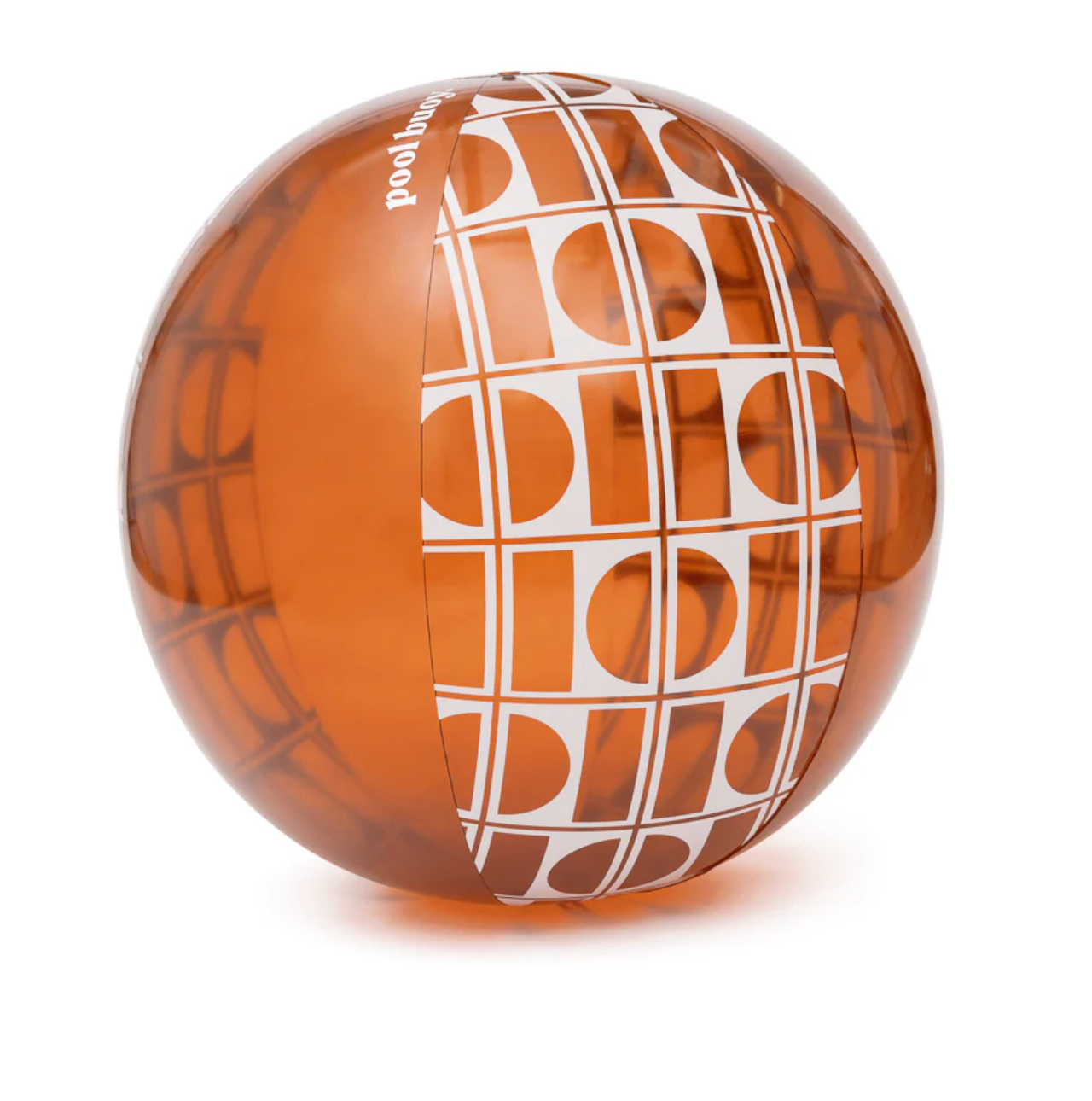 Pool Buoy Lux Beach Ball - Hourglass Amber