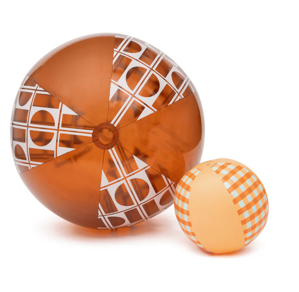 Pool Buoy Lux Beach Ball - Hourglass Amber