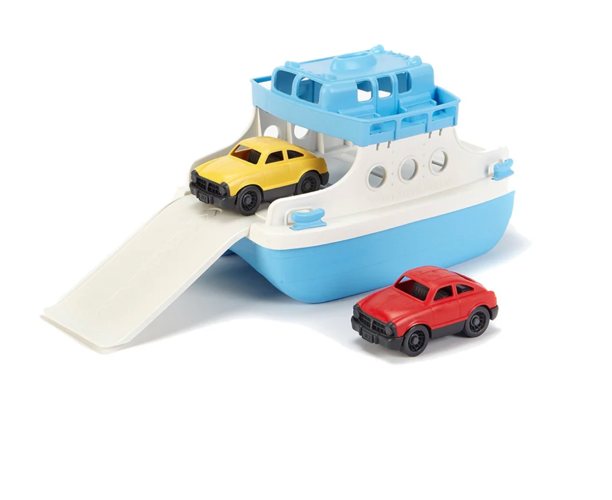 Green Toys - Ferry Boat & 2 Mini Cars