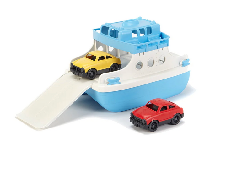 Green Toys - Ferry Boat & 2 Mini Cars