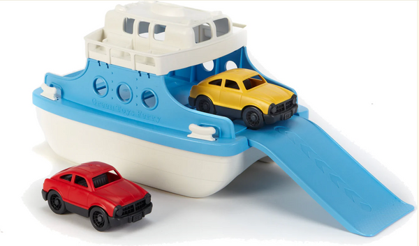 Green Toys - Ferry Boat & 2 Mini Cars