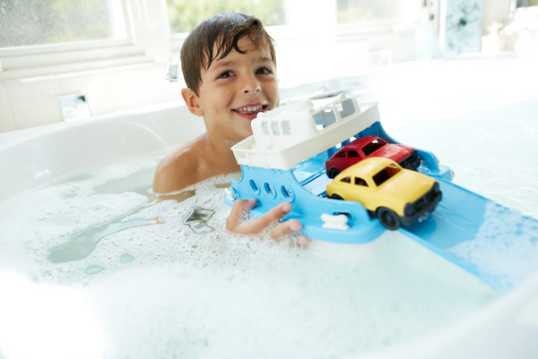 Green Toys - Ferry Boat & 2 Mini Cars