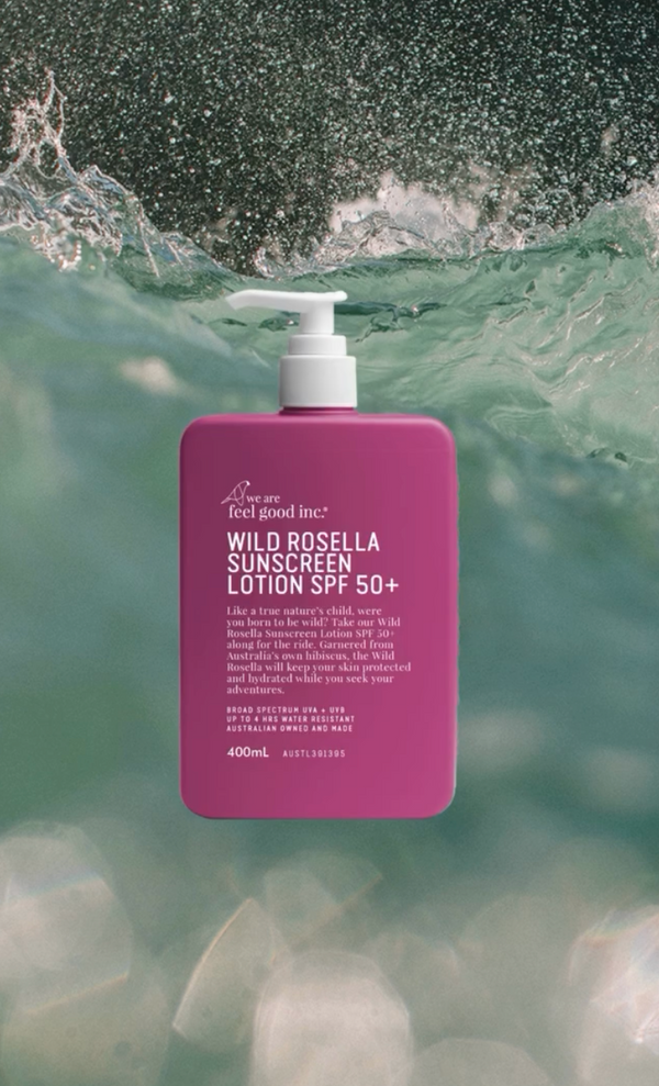 We Are Feel Good Sunscreen SPF50+-Wild Rosella 400ml