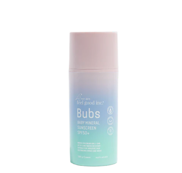 We Are Feel Good Traveller SPF 50+ -Bubs Baby Mineral Sunscreen