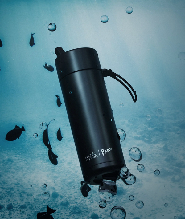 Frank Green x Parley 20oz Ceramic Bottle — Midnight