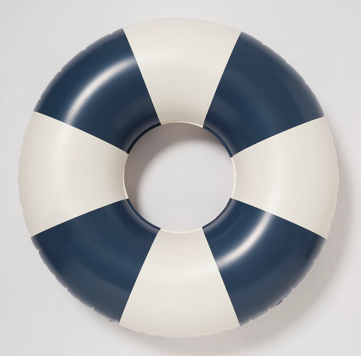 SunnyLife Luxe Tube Pool Ring - Navy Stripe