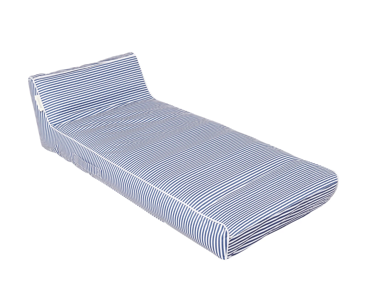 SunnyLife Luxe Lie-On Lounger-Le Weekend Navy