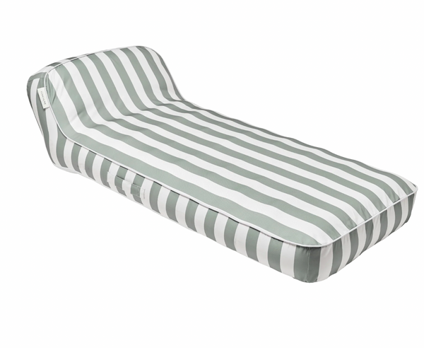 SunnyLife Luxe Lie-On Lounger- Seagrass Stripe