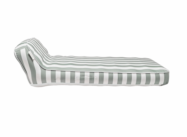 SunnyLife Luxe Lie-On Lounger- Seagrass Stripe