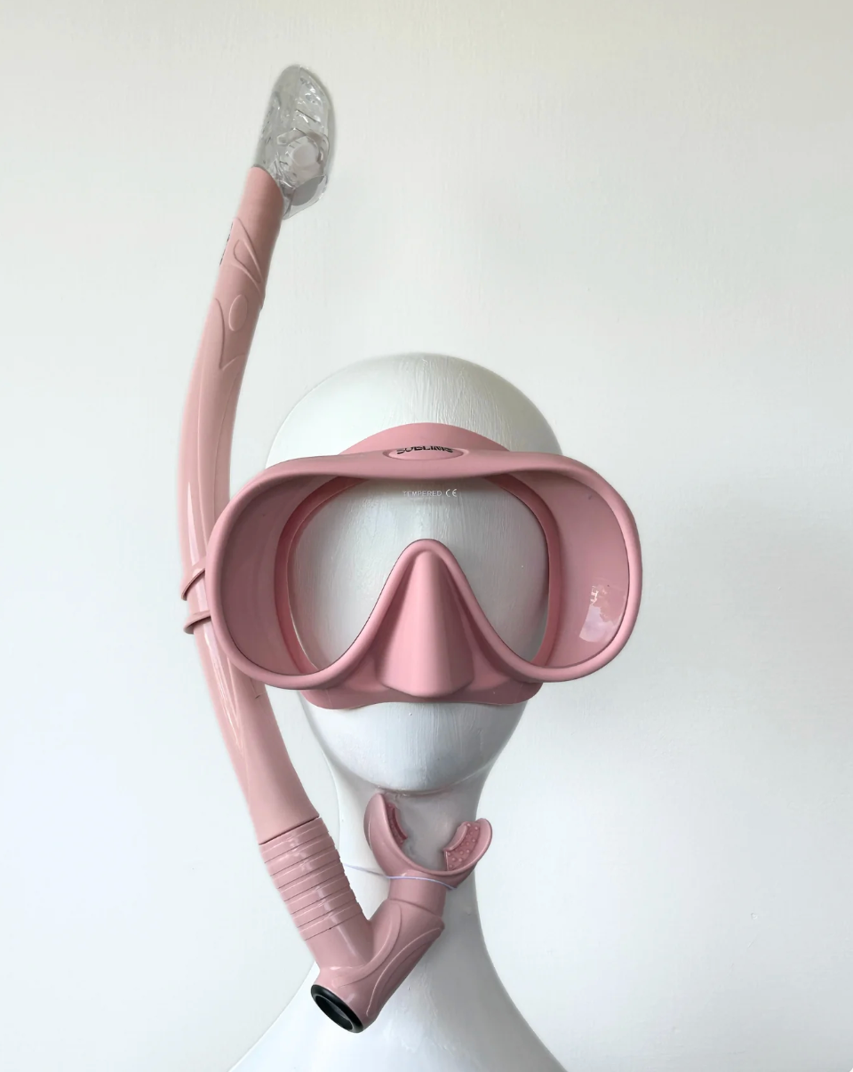 Sublime Supplies Deluxe Silicone Snorkel Set  - Pink