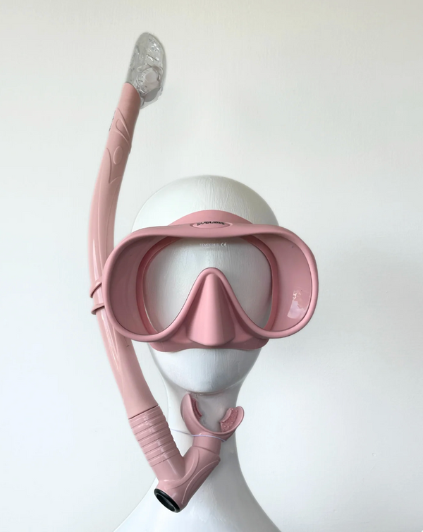 Sublime Supplies Deluxe Silicone Snorkel Set  - Pink