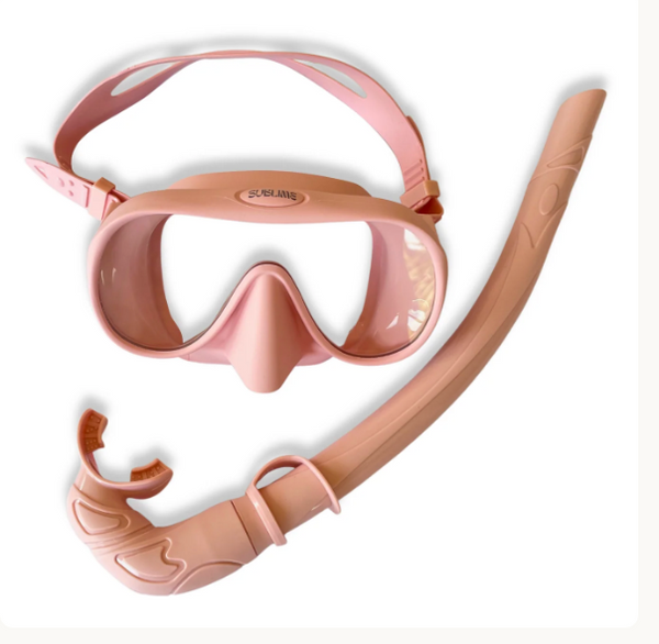 Sublime Supplies Deluxe Silicone Snorkel Set  - Pink