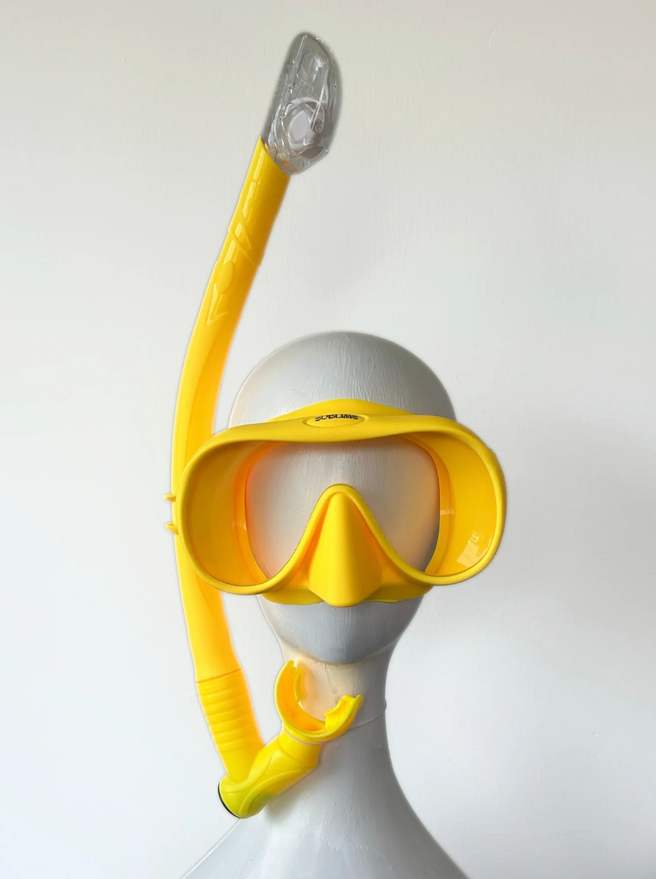 Sublime Supplies Deluxe Silicone Snorkel Set  - Yellow