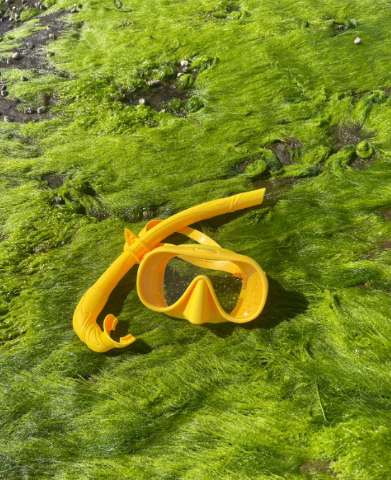 Sublime Supplies Deluxe Silicone Snorkel Set  - Yellow