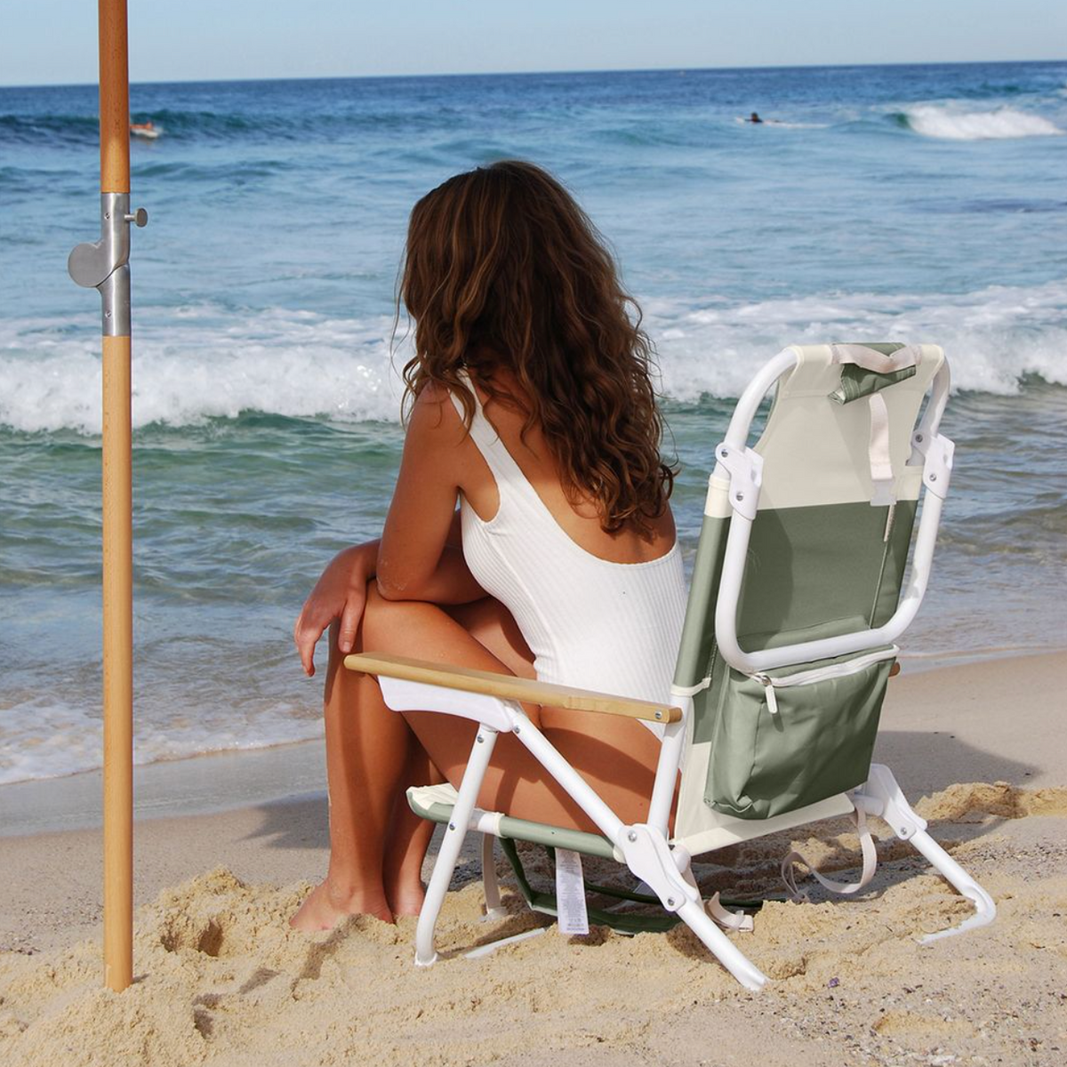 SunnyLife DeLuxe Beach Chair - SeaGrass Block