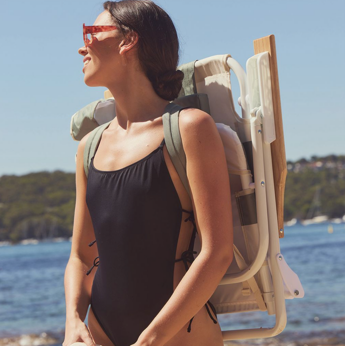 SunnyLife DeLuxe Beach Chair - SeaGrass Block