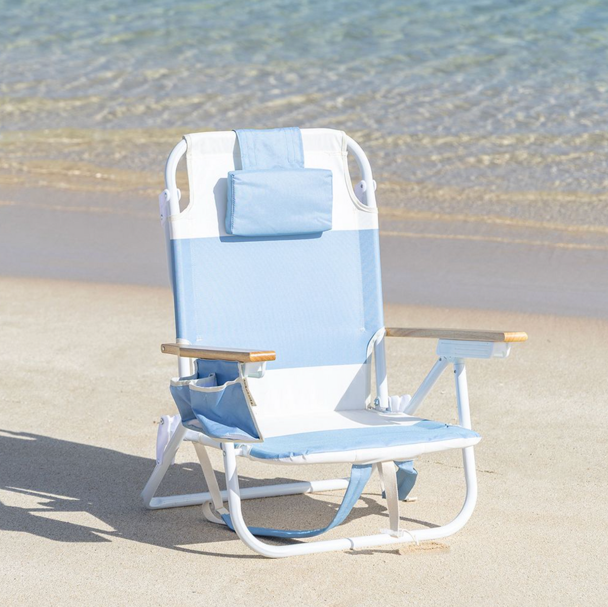 SunnyLife DeLuxe Beach Chair - La Mer Med Blue Stripe