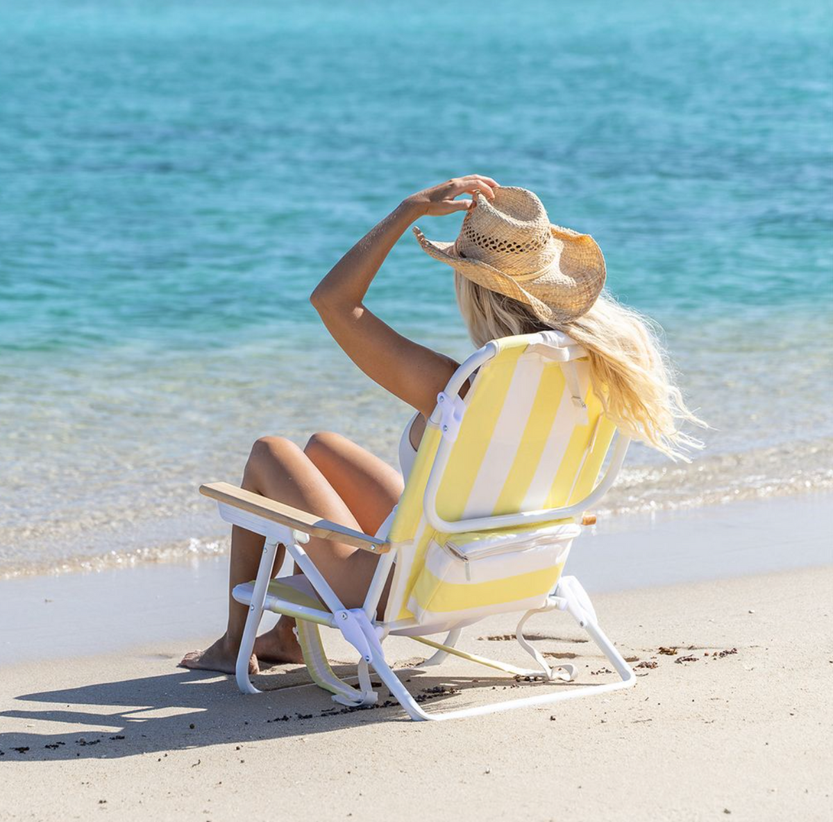SunnyLife DeLuxe Beach Chair - La Mer Limon