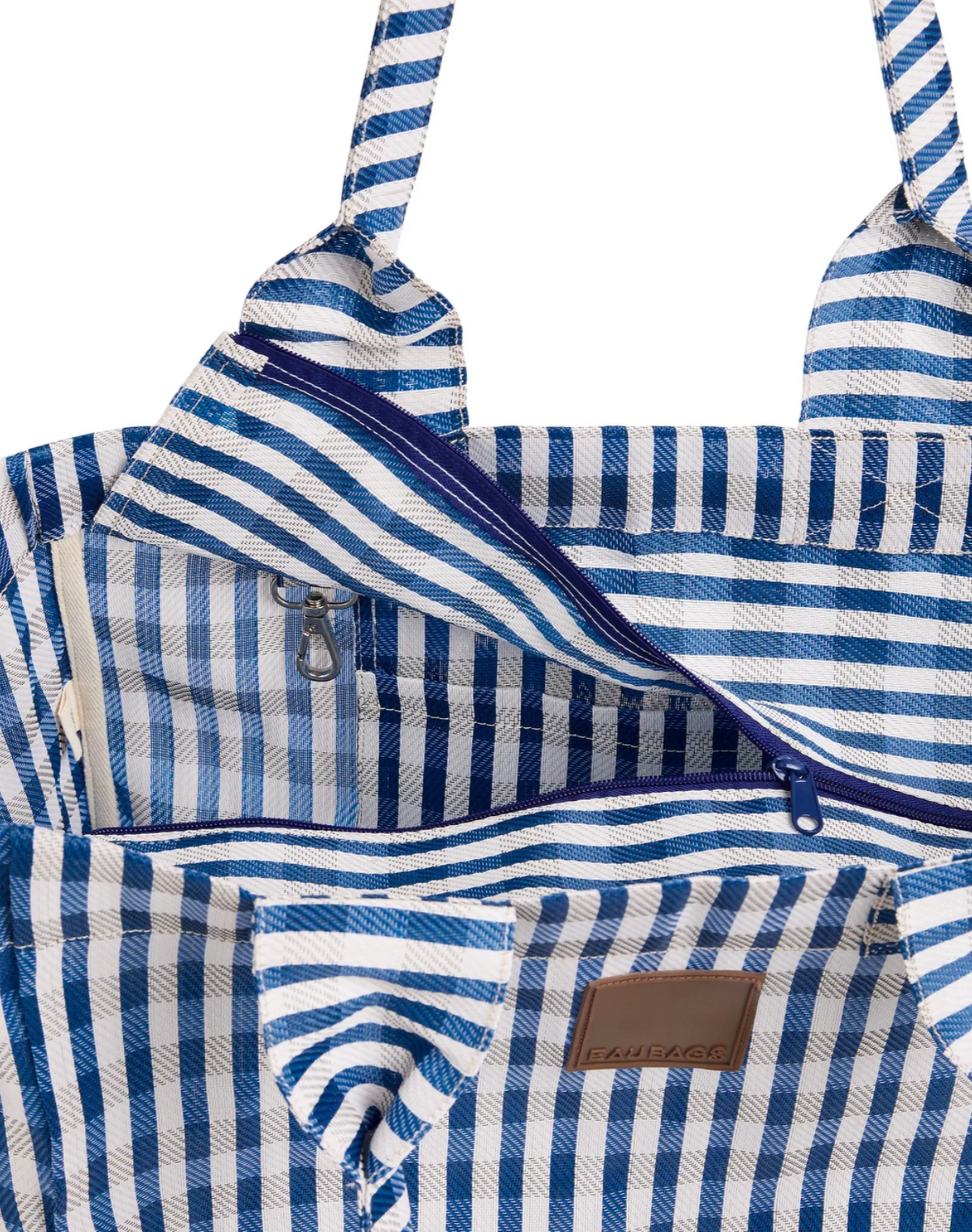 Eau Bags Grand Tote - Bleu Plaid