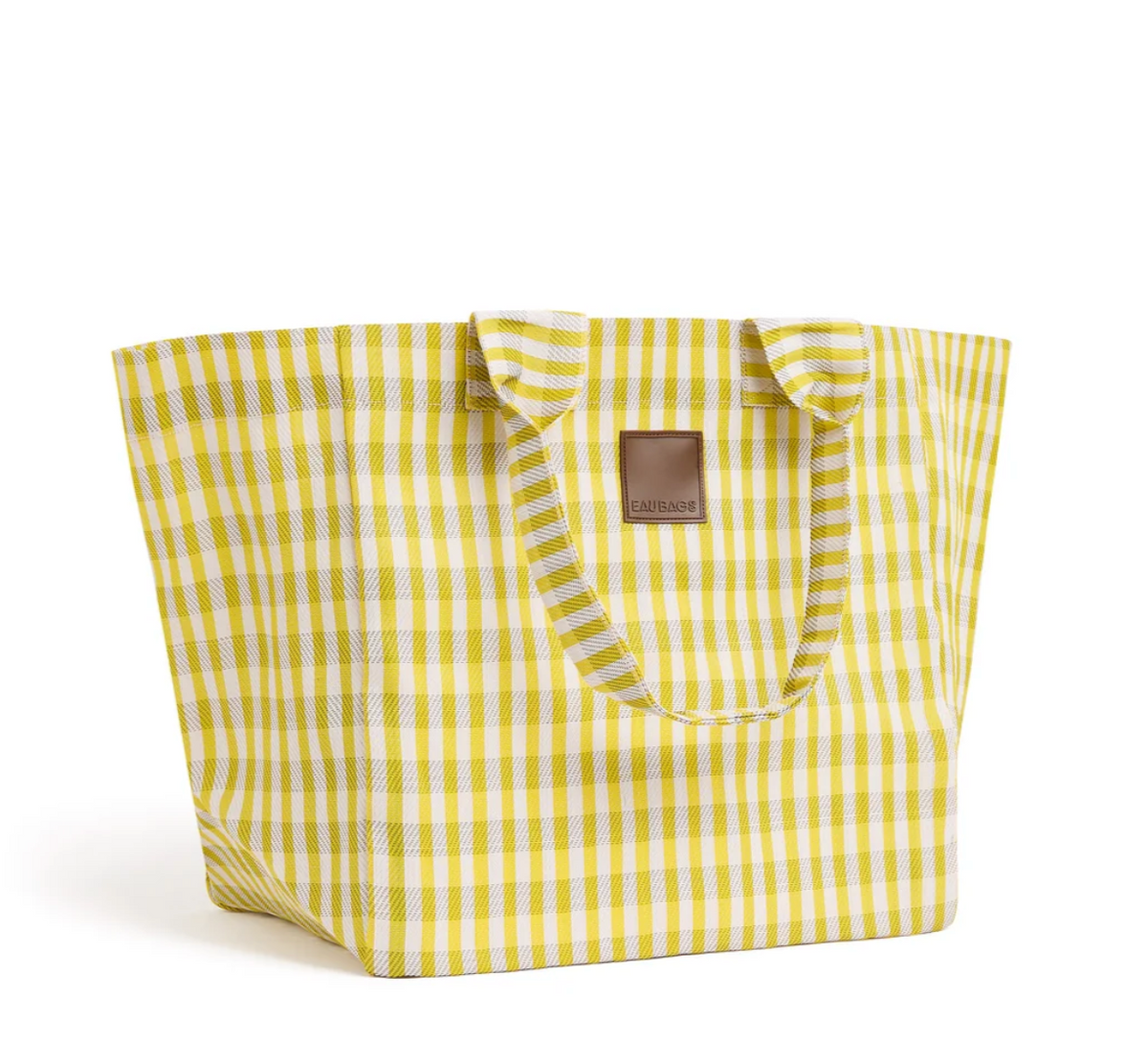 Eau Bags Grand Tote - Jaune Plaid