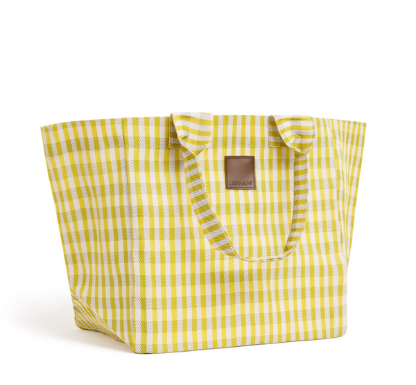 Eau Bags Grand Tote - Jaune Plaid
