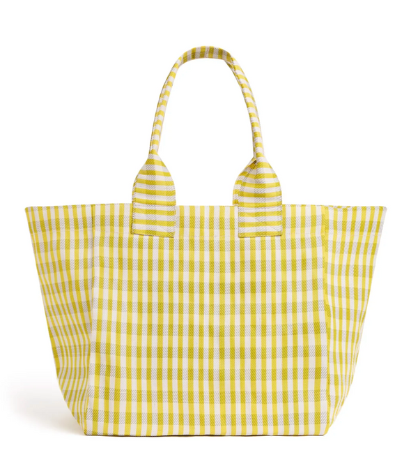 Eau Bags Grand Tote - Jaune Plaid