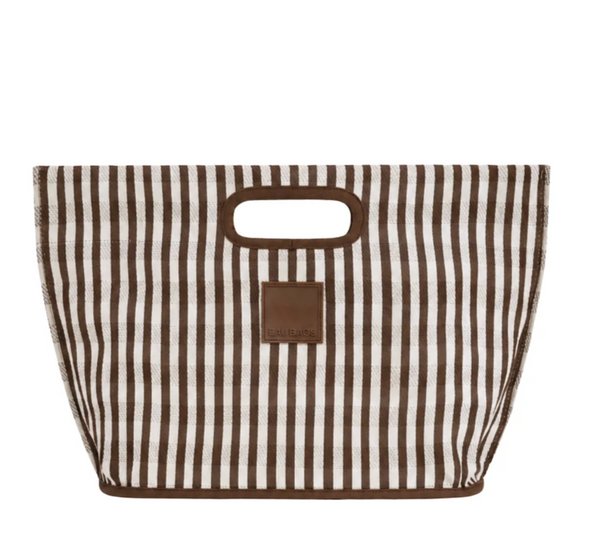 Eau Bags Midi Bucket - Marron Plaid