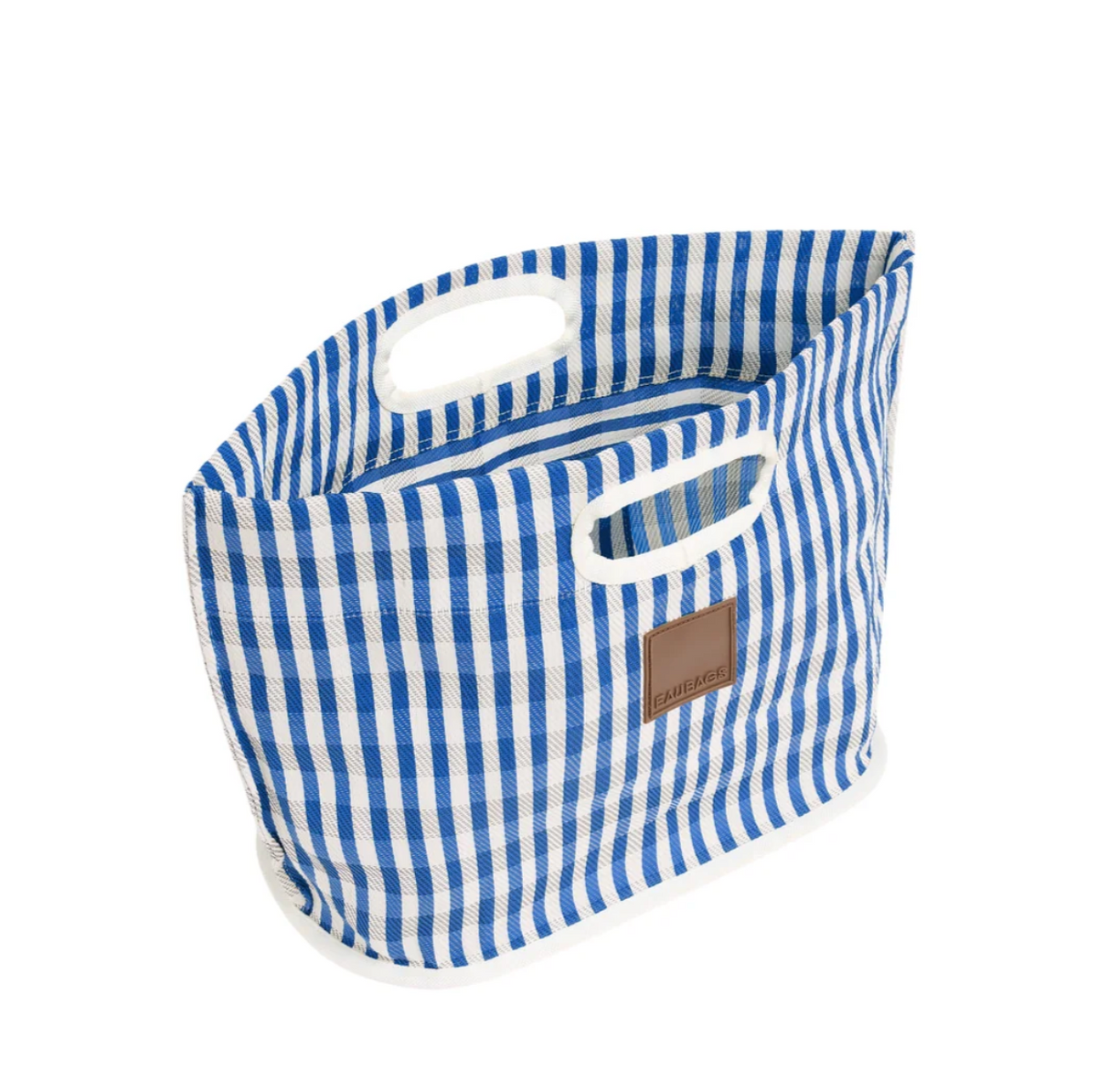 Eau Bags Midi Bucket - Bleu Plaid
