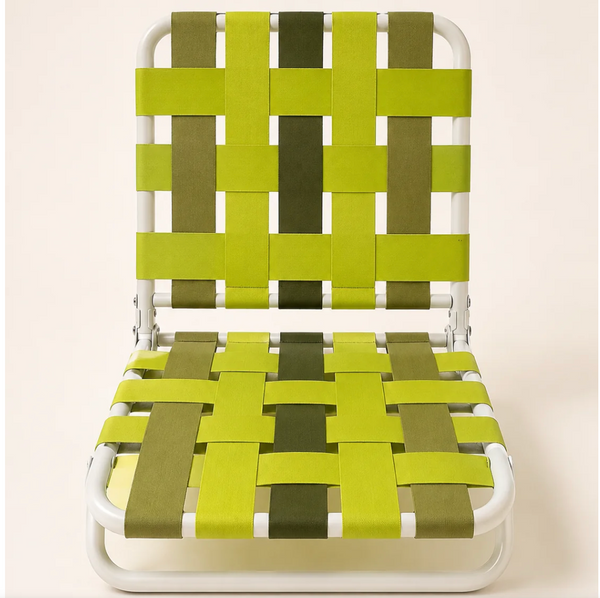 Salty Shadows Recline Beach Chair - Seaweed