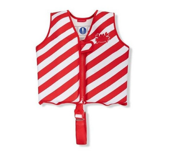 Swim Essentials Swim Vest-  Red & White Crabby 1-2 yrs
