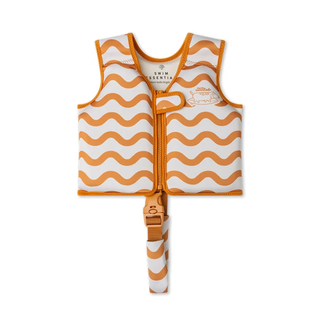 Swim Essentials Swim Vest-  Orange Surfer 2-3yrs