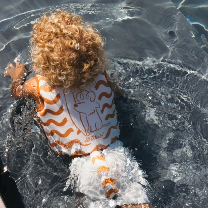 Swim Essentials Swim Vest-  Orange Surfer 2-3yrs