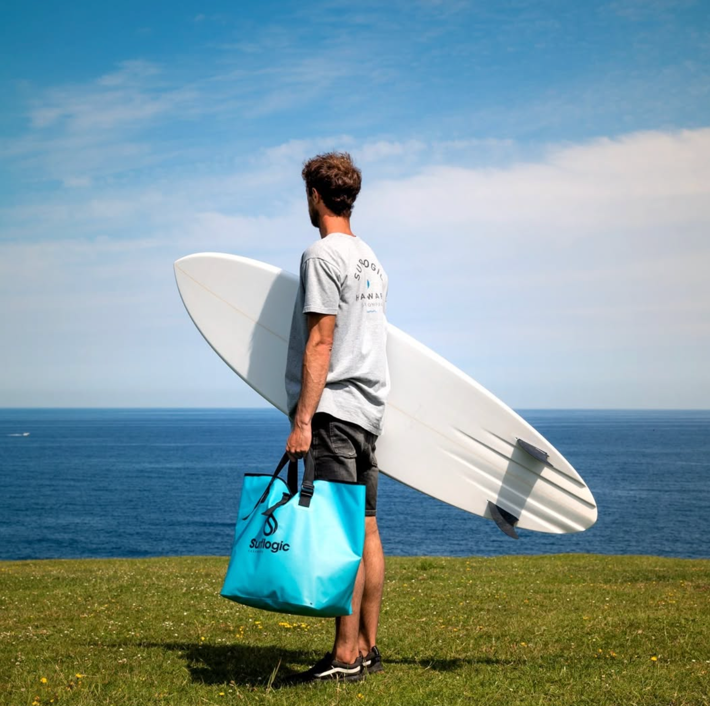 SurfLogic Waterproof Dry Bag Bucket- Turquoise