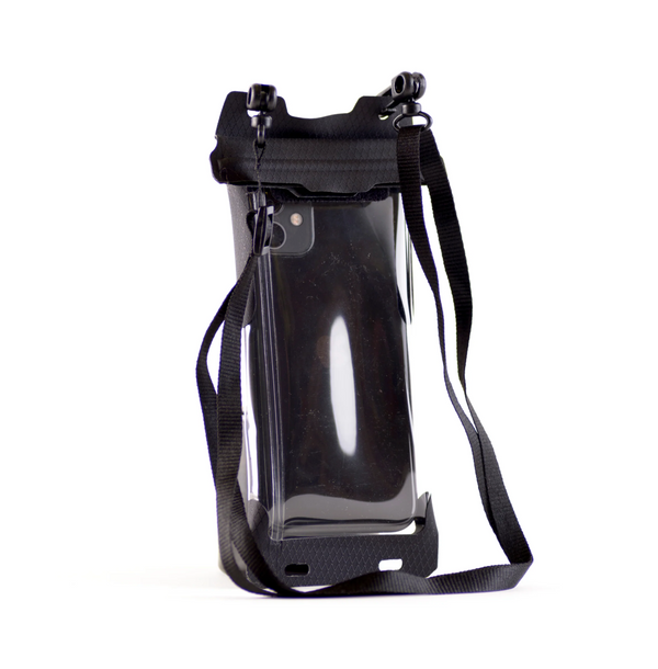 SurfLogic Waterproof Phone Dry Bag- Black