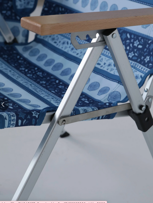 Sunni Scenes Beach Chair - Coastline Blue