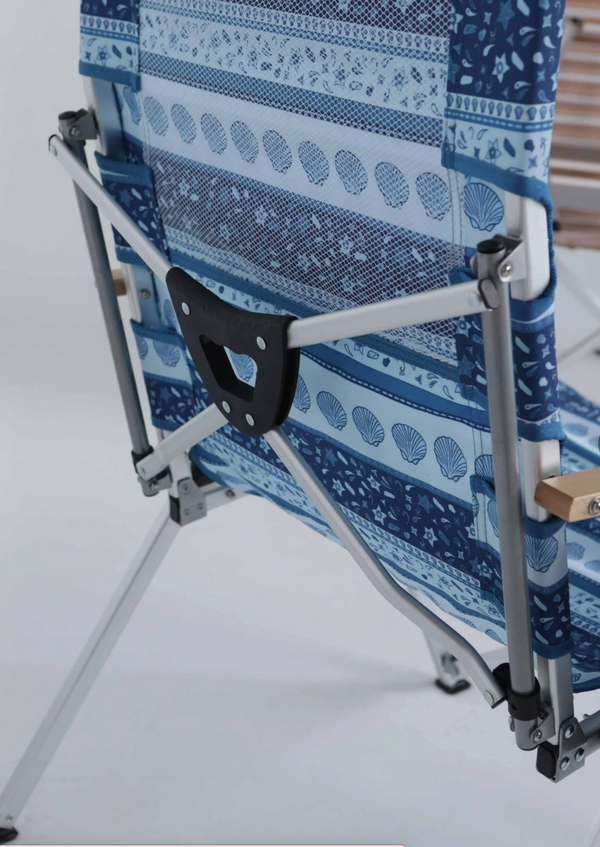 Sunni Scenes Beach Chair - Coastline Blue