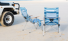 Sunni Scenes Beach Chair - Coastline Blue