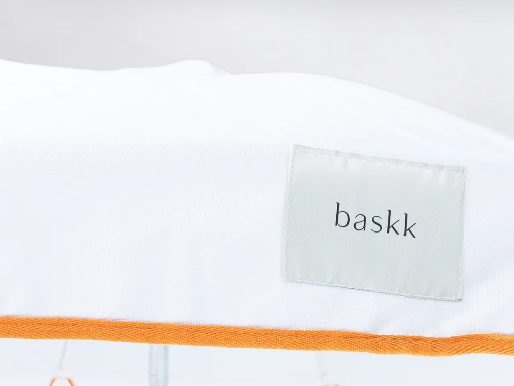 Baskk  Premium Beach Umbrella- Tangerine Orange