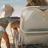 SunnyLife De Luxe Beach Chair - Lazy Days Blue Stripe