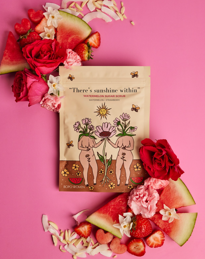 Bopo Women Beach Skin Care Sugar Scrub - Watermelon