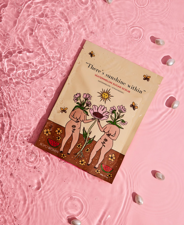 Bopo Women Beach Skin Care Sugar Scrub - Watermelon