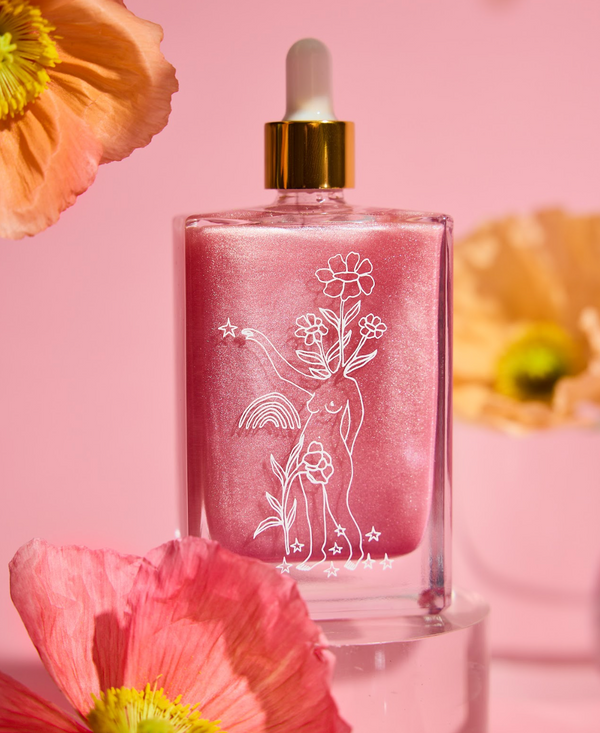 Bopo Women Beach Skin Care Body Oil - Pink Solstice