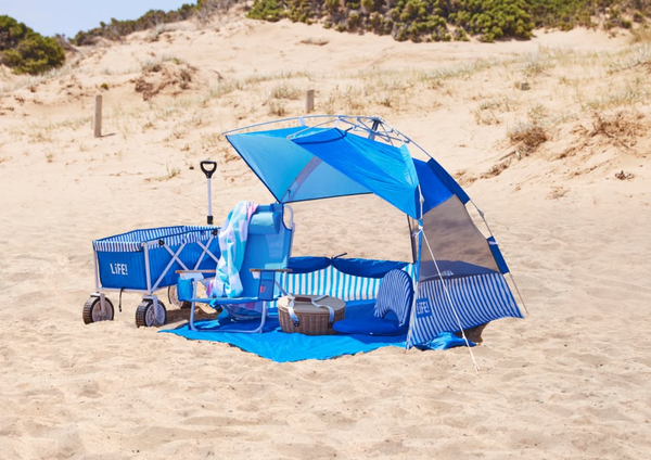 LIFE! Beach Shelter- Ocean Merdiian - Blue