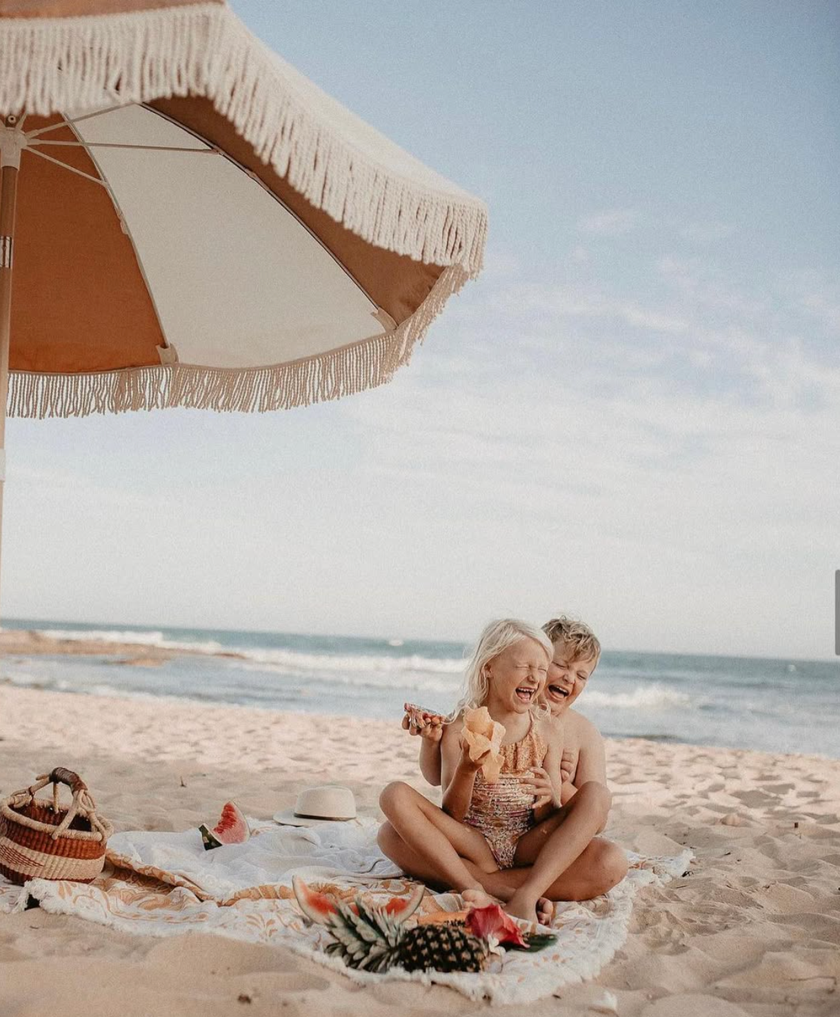 Salty Shadows Umbrella - Goldie